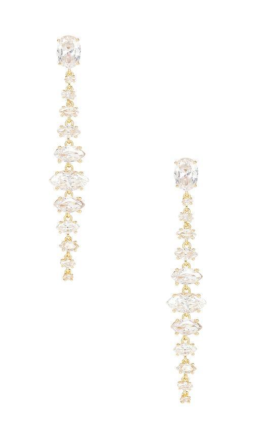 Diamond Drop Earrings Ettika Product Image