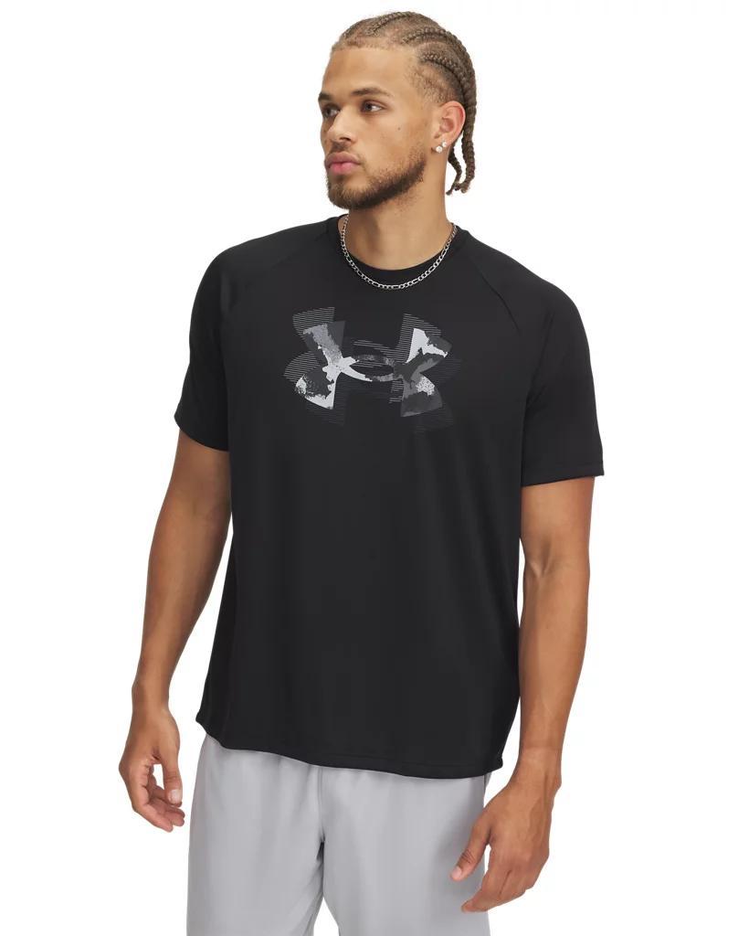Men's UA Tech™ Print Fill Short Sleeve Product Image