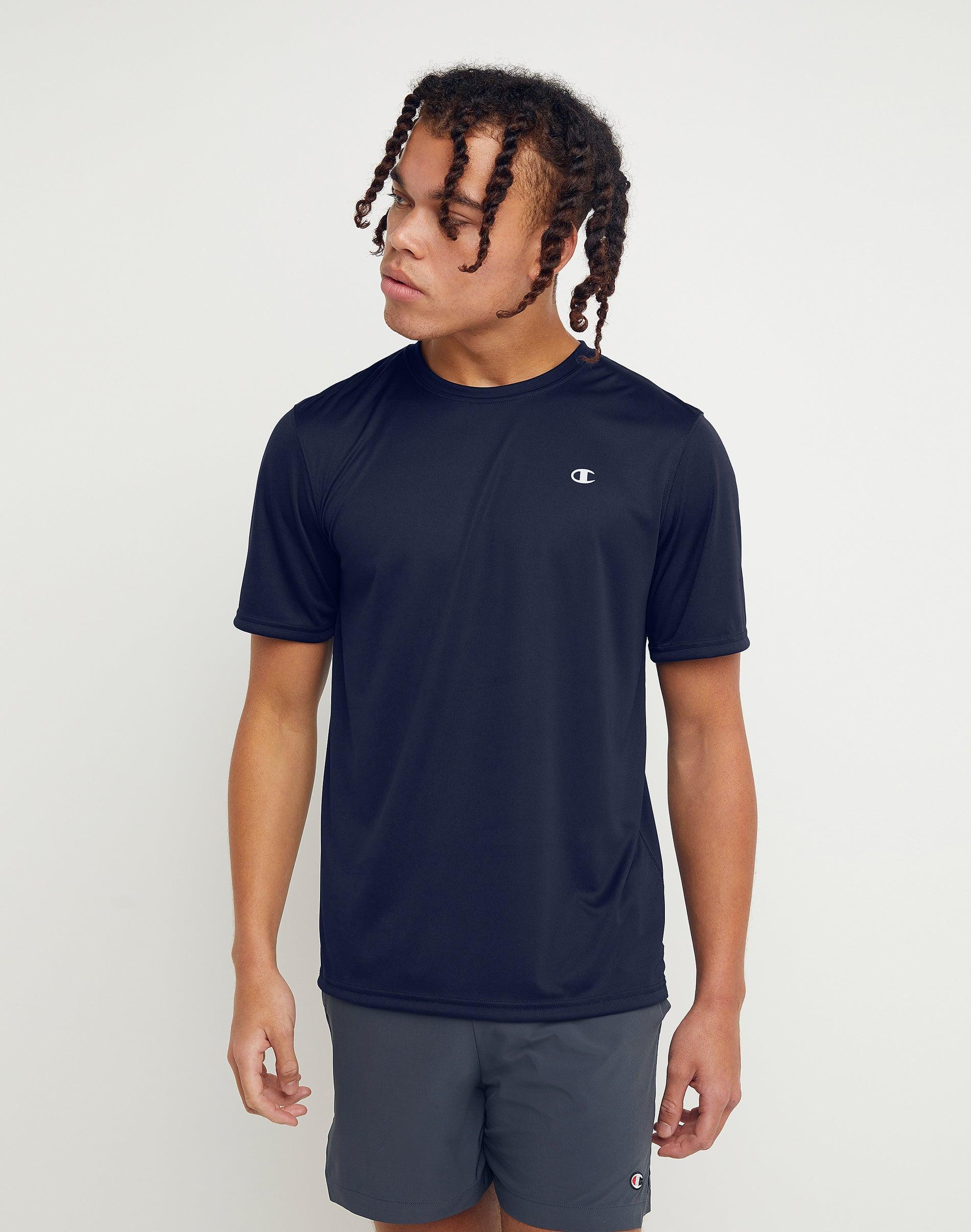 Mens Champion Double Dry Tee Team Red Scarlet L Product Image