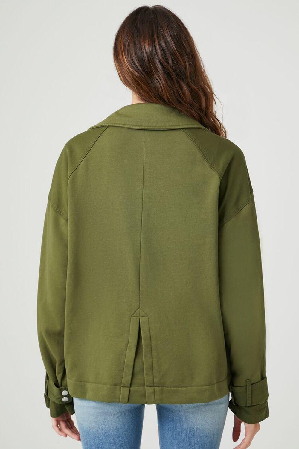 French Terry Zip-Up Jacket | Forever 21 Product Image