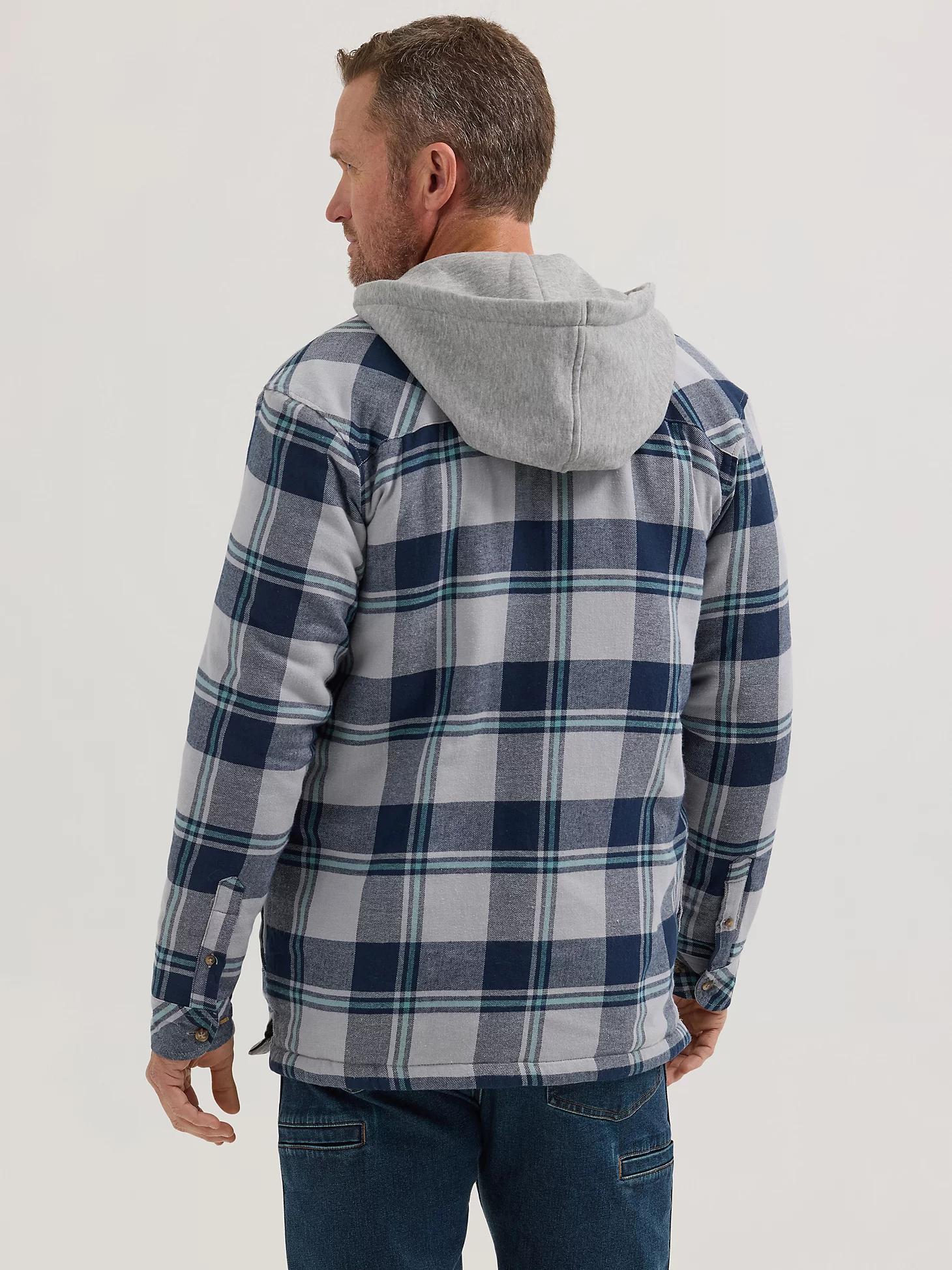 Wrangler® RIGGS Workwear® Hooded Flannel Work Jacket | Men's JACKETS & OUTERWEAR | Wrangler® Product Image