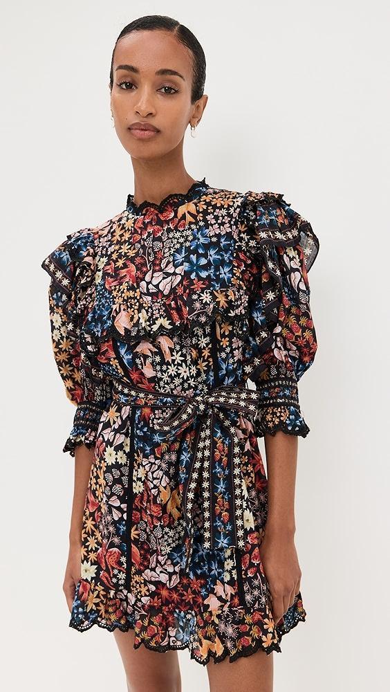 FARM Rio Jujus Garden Black Mini Dress | Shopbop Product Image