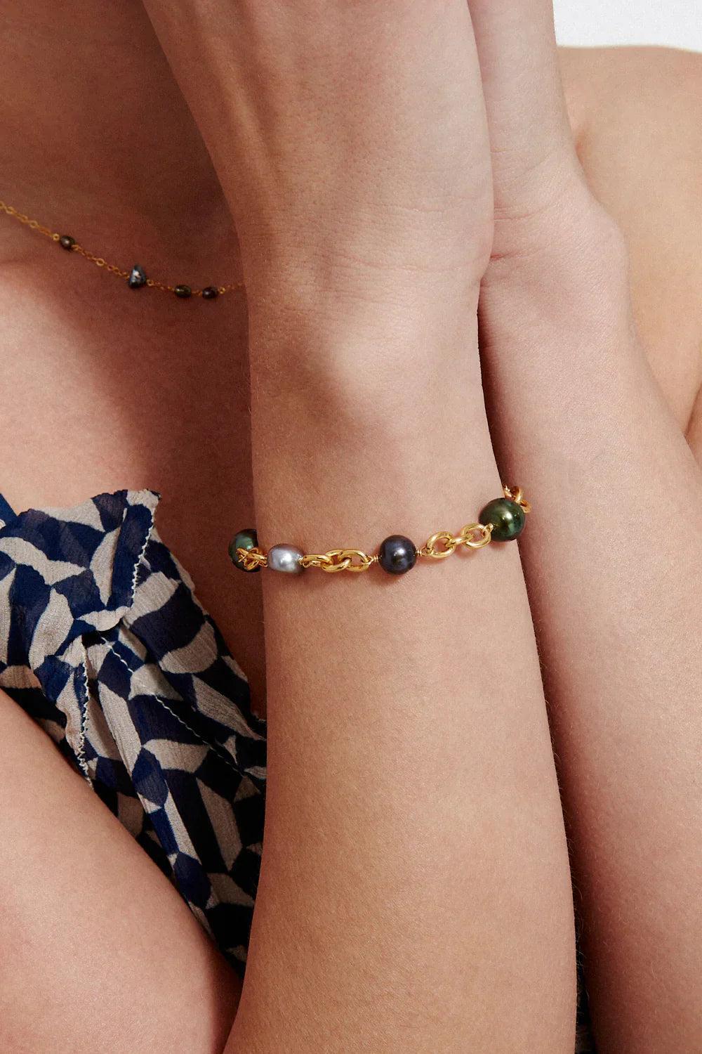 Chan Luu Nautica Chain Bracelet in Peacock Product Image