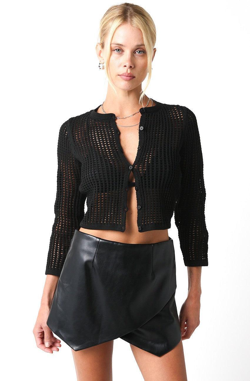 Haydn Crochet Cardigan Product Image