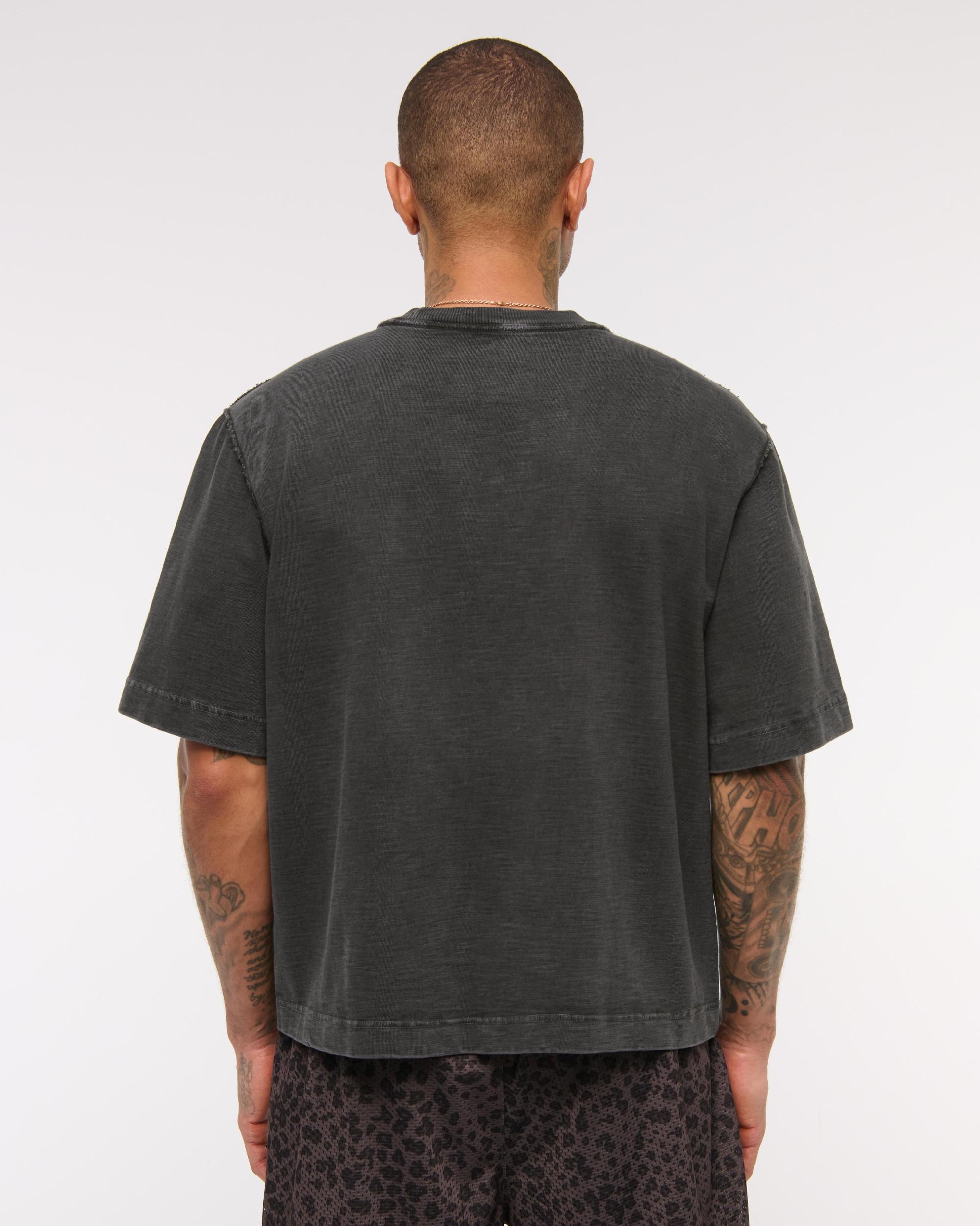 Premium Heavyweight Slub Cropped Tee Product Image