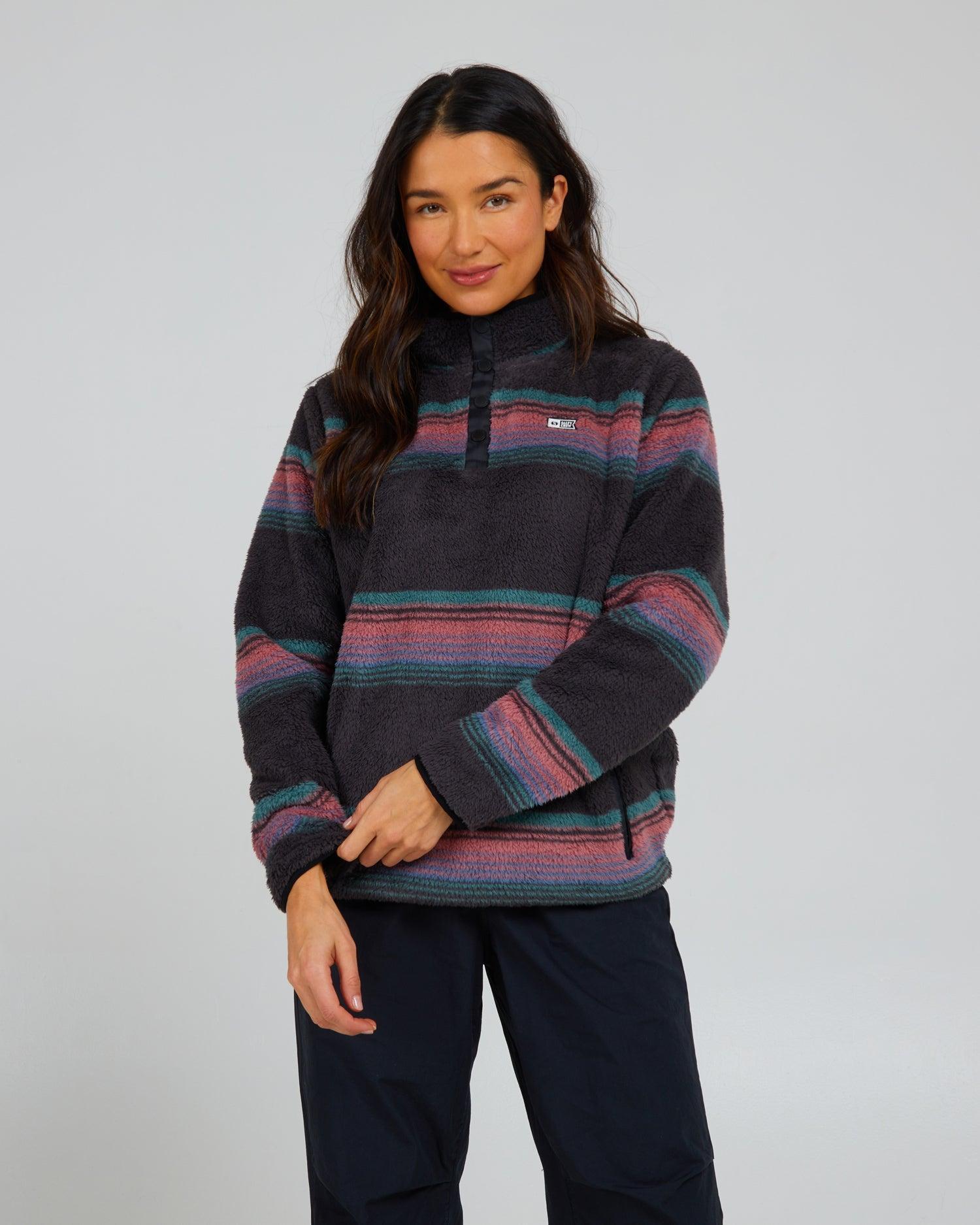 Calm Seas Pullover - Charcoal Female Product Image