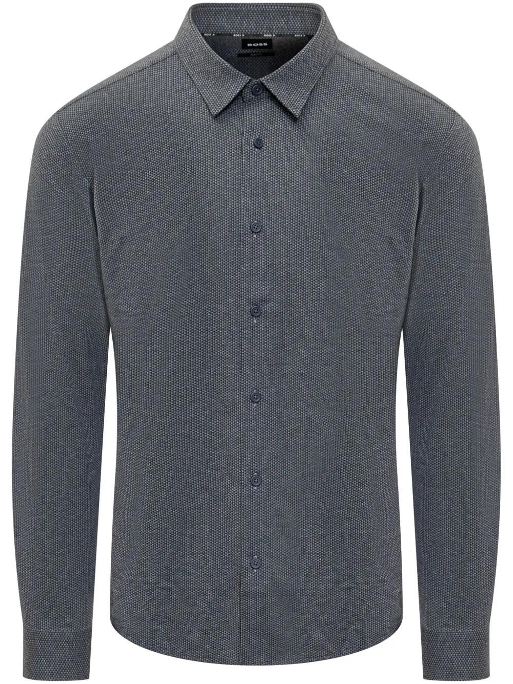 HUGO BOSS Boss P-roan-kent Shirt In Blue Product Image