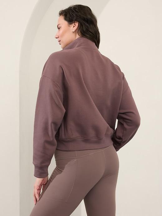 Forever Fleece 1/2 Zip High Hip Sweatshirt Product Image