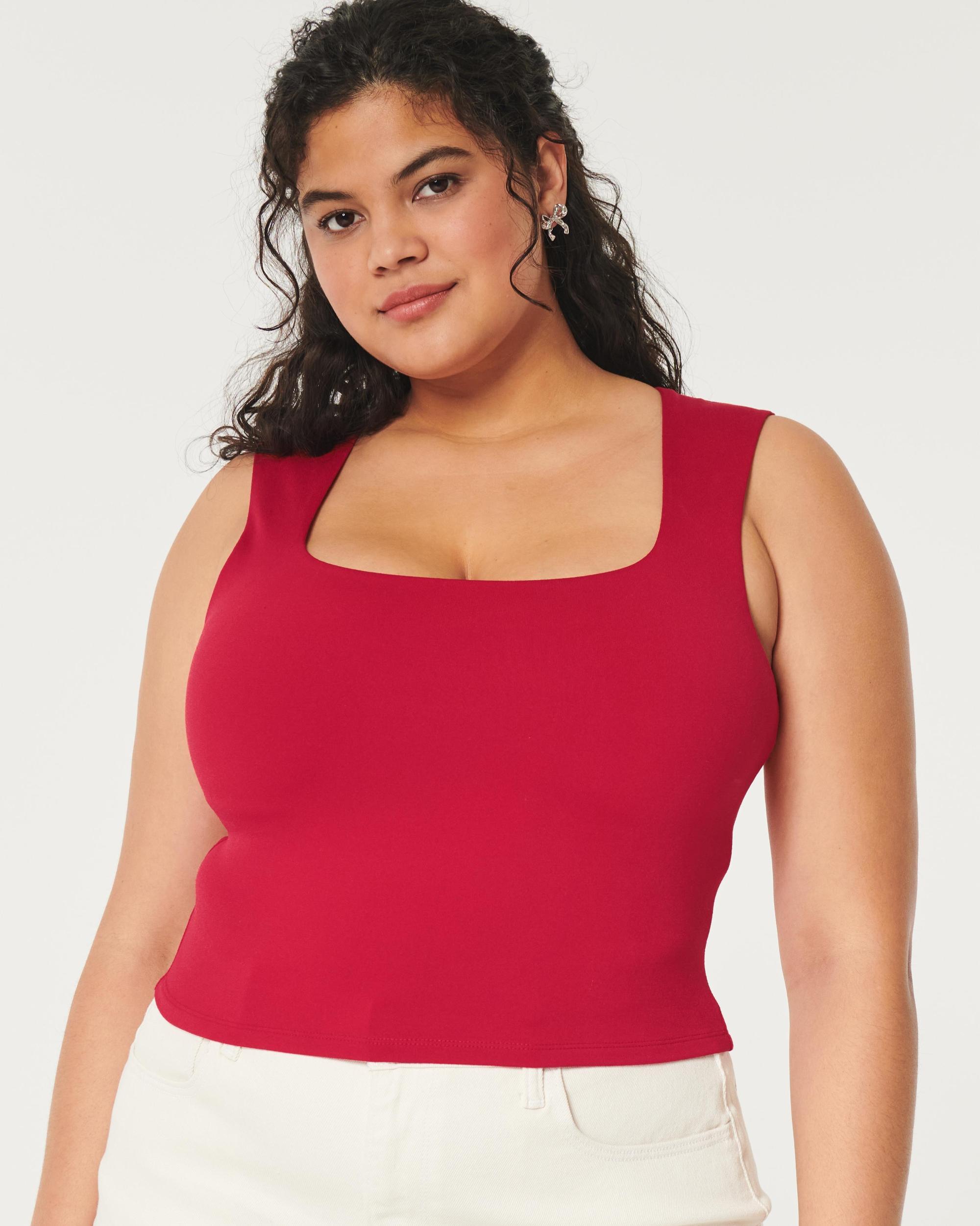 Soft Stretch Seamless Fabric Open Back Top Product Image