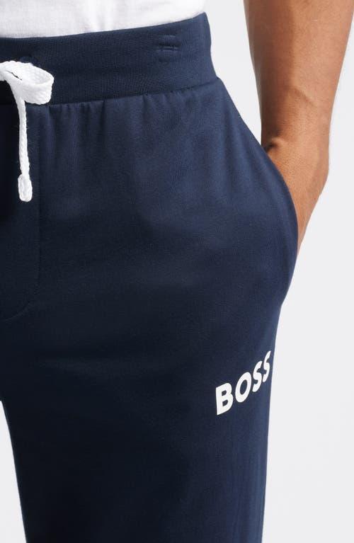Boss Ease Cotton Logo Print Joggers Regular Fit Product Image