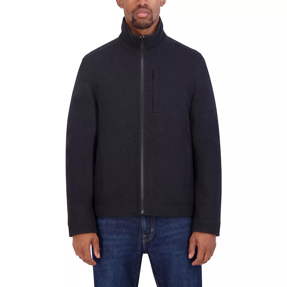 Men's Nautica Wool Open Bottom Jacket, Size: Small, Black Product Image