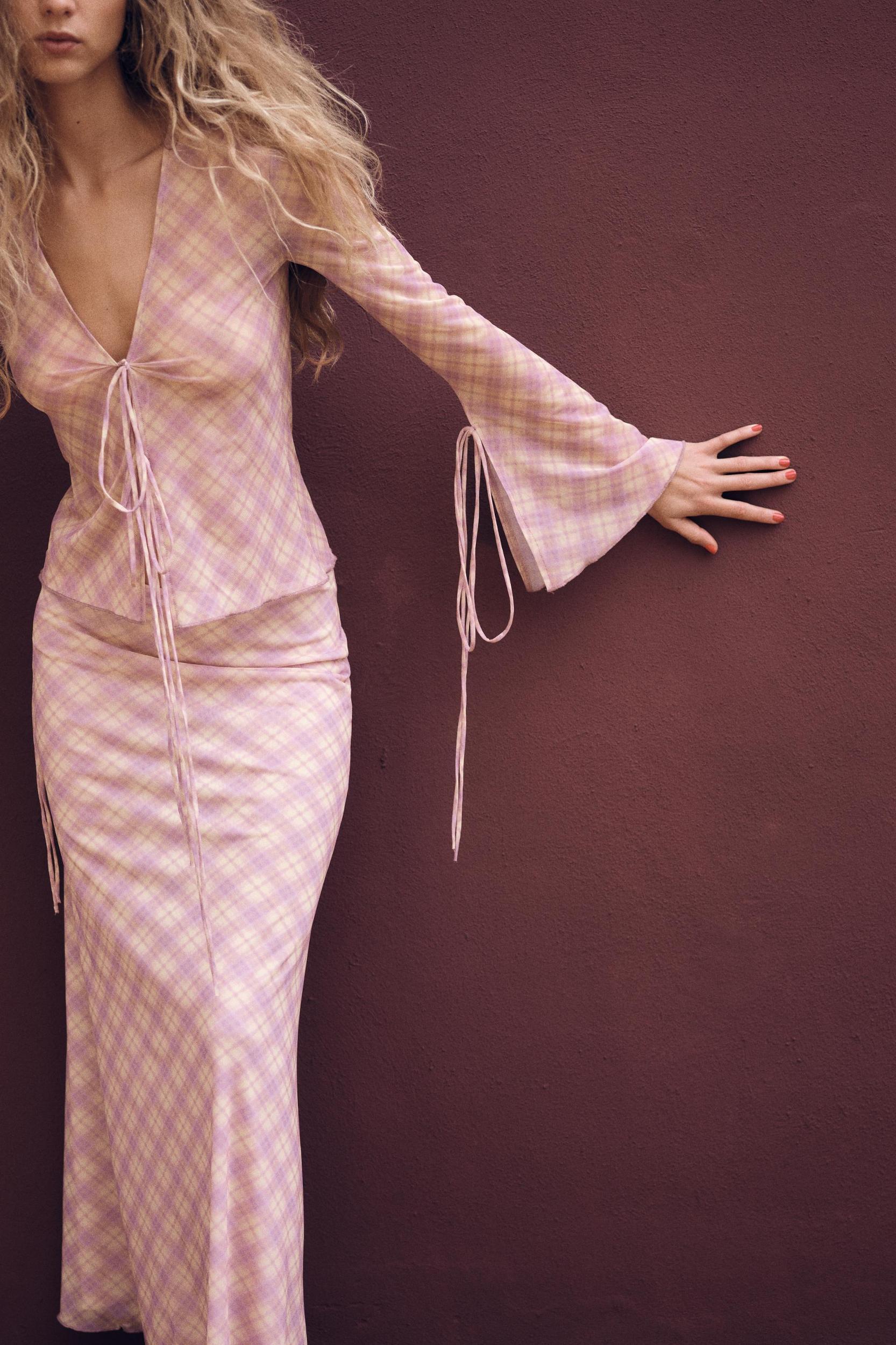 PRINTED TULLE SHIRT Product Image