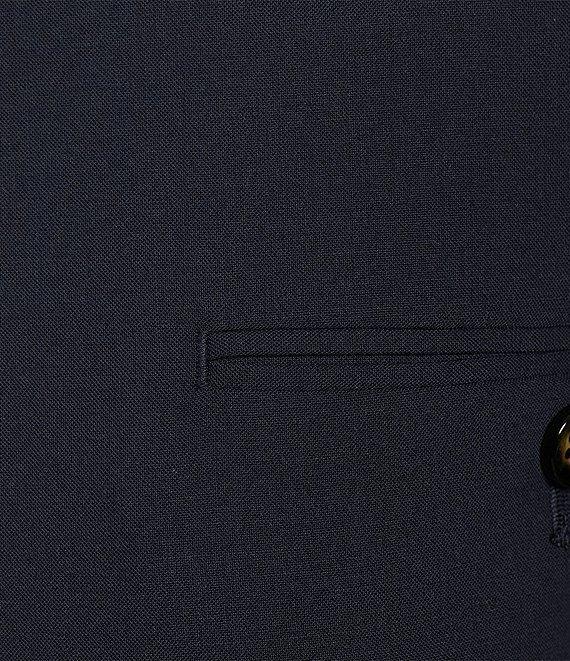Murano Collezione Lucas Fit Wool Bi-Stretch Solid Suit Separates Dress Pants Product Image