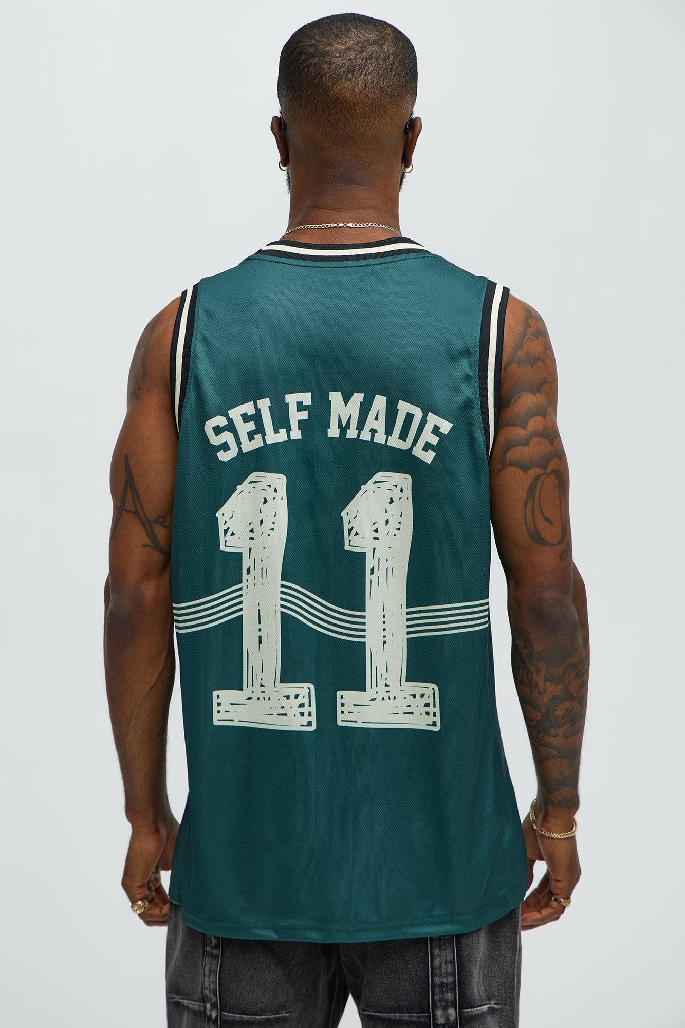 Basketball Jersey Grind Over Glory Tank Top - Green Product Image