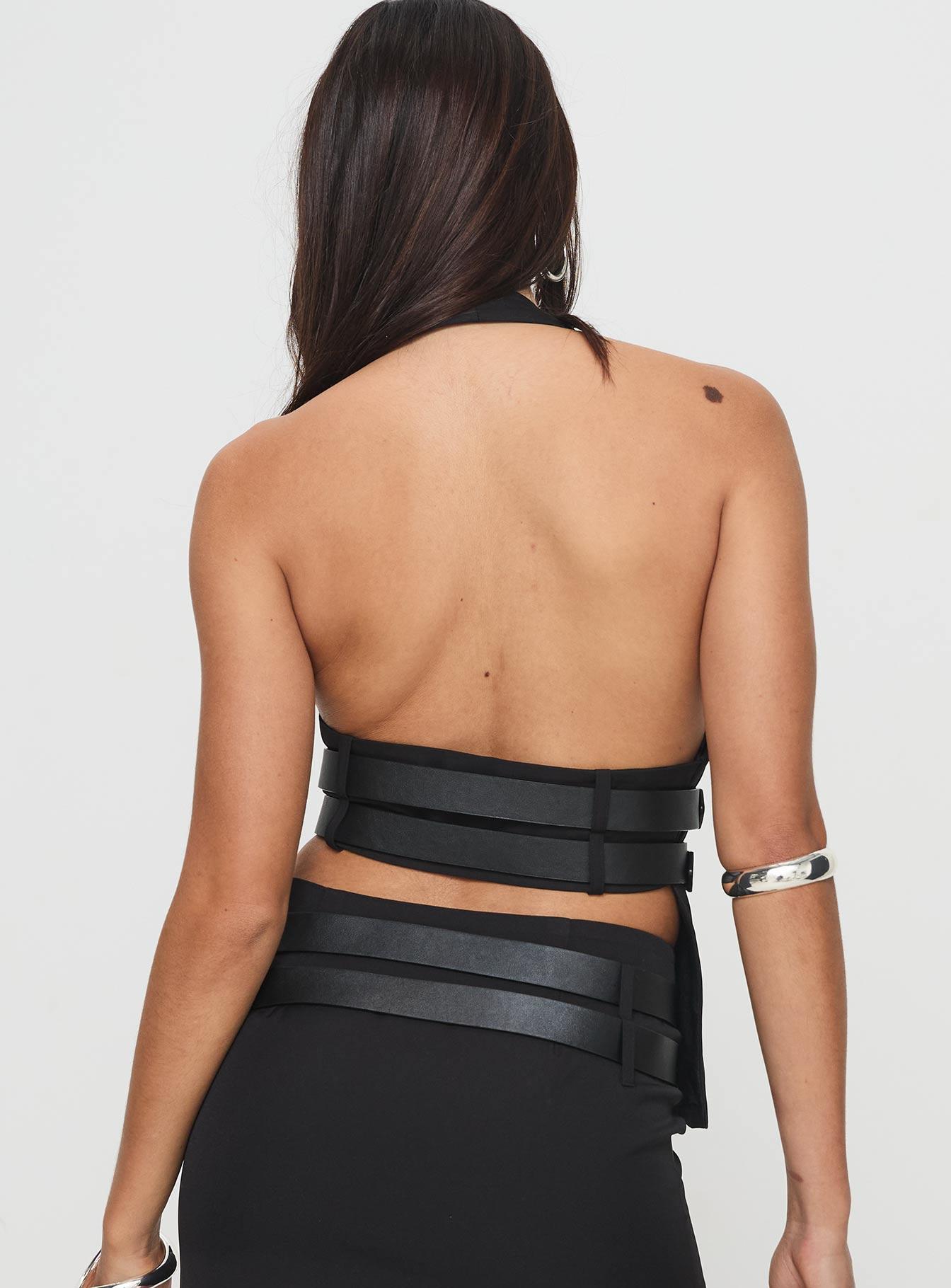 Ethereal Buckle Top Onyx Product Image