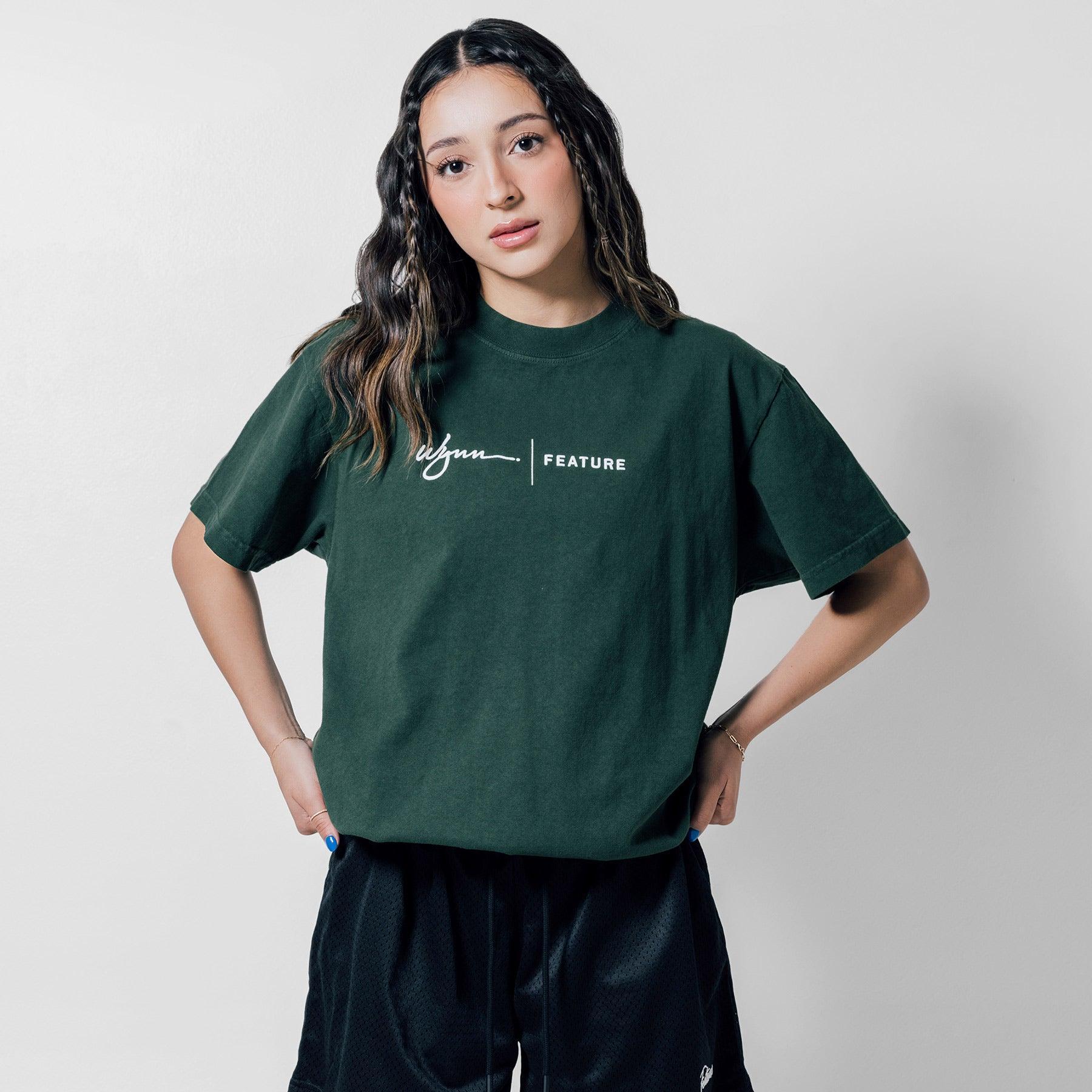 Feature x Wynn Logo Lock Up Tee - Black Male Product Image