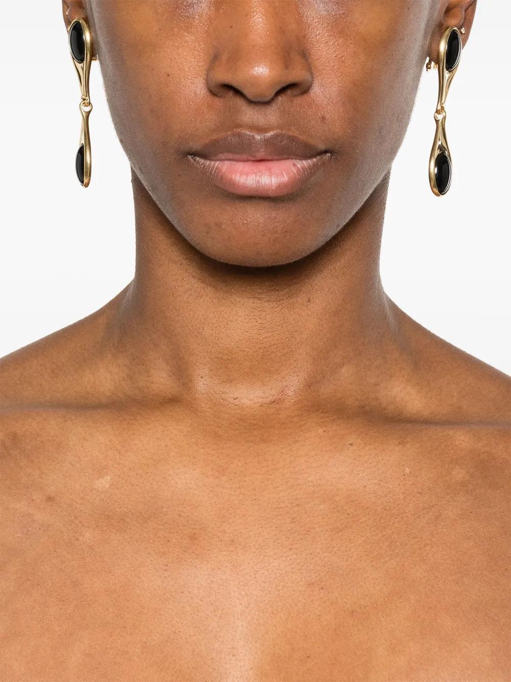 enamel-detail earrings Product Image