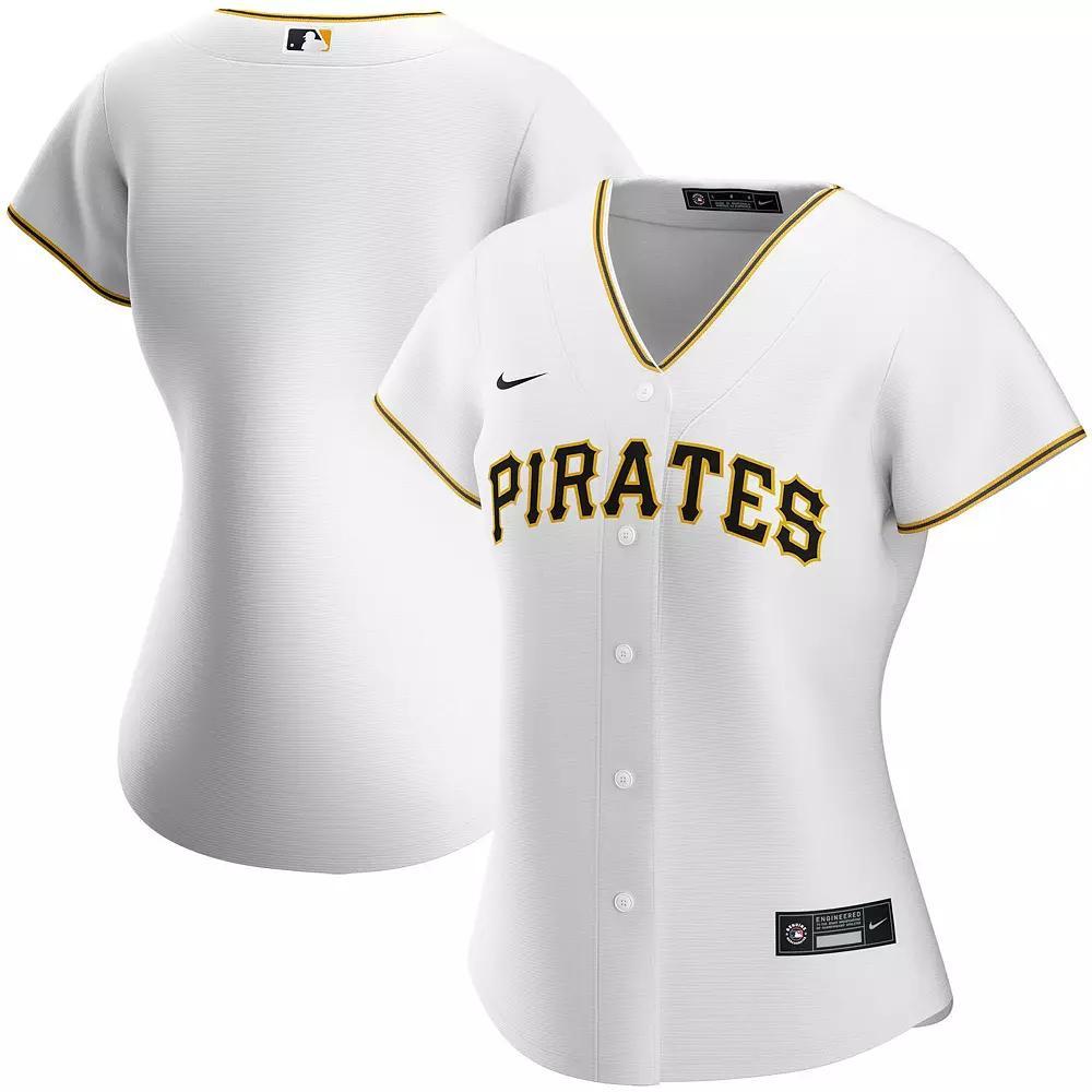 Women's Nike White Pittsburgh Pirates Home 2020 Replica Team Jersey, Size: Medium Product Image