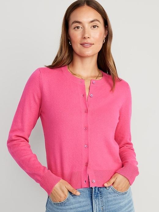 SoSoft Crop Cardigan Sweater Product Image