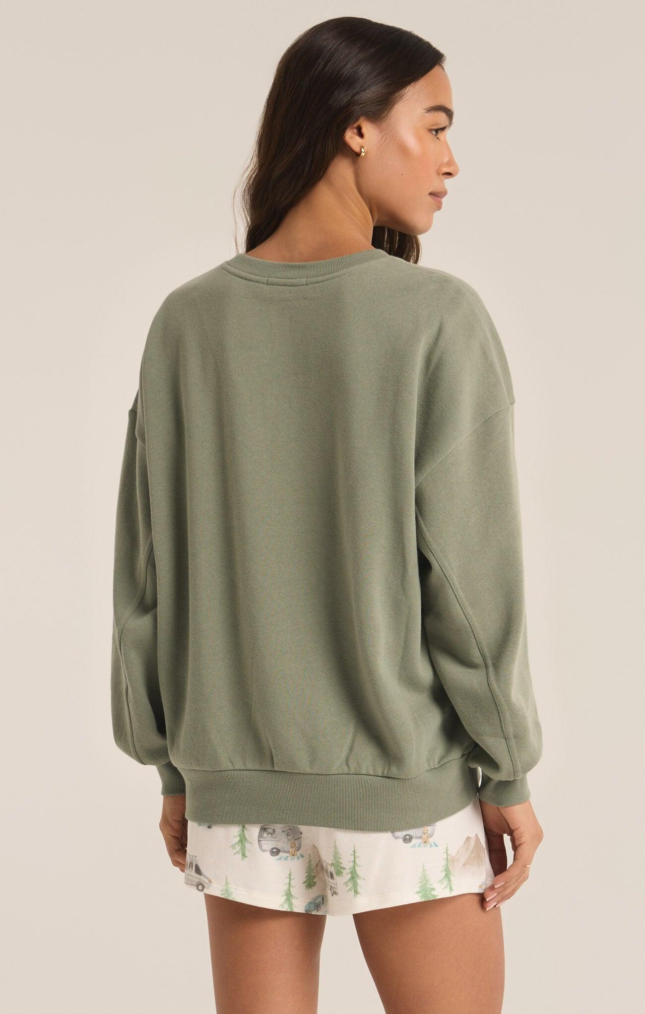 OVERSIZED CAMP SWEATSHIRT *FS Product Image