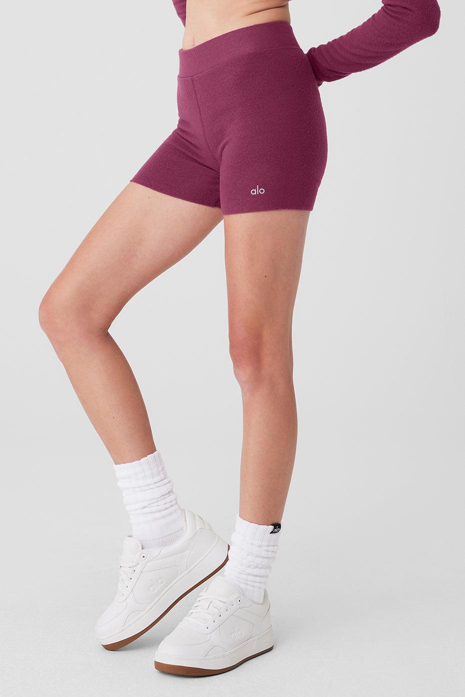 Alolux High-Waist Me Time Short - Wild Berry Product Image