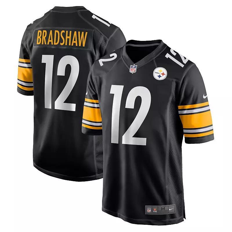 Mens Nike Terry Bradshaw Pittsburgh Steelers Retired Player Game Jersey Product Image