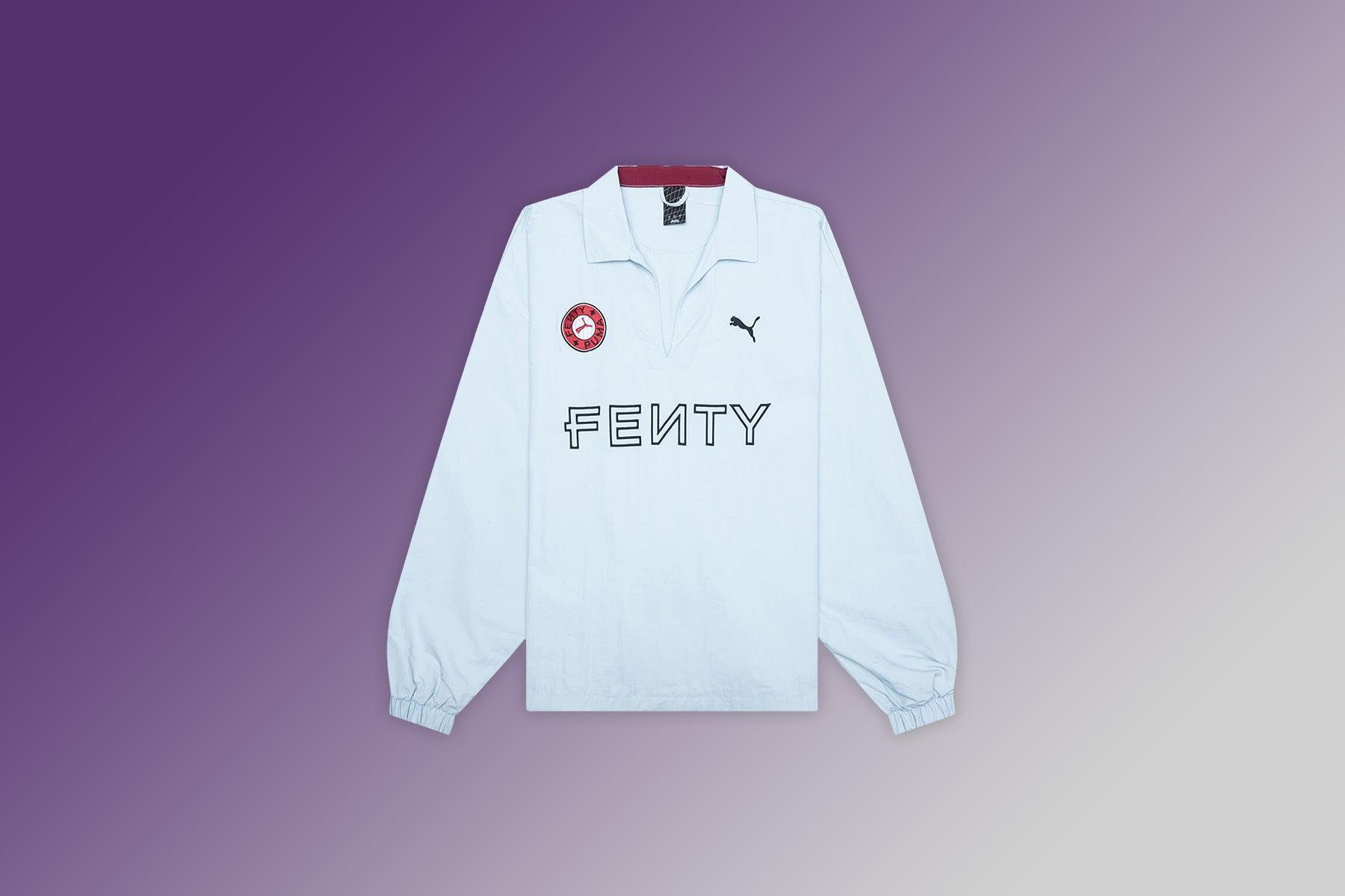 Puma x Fenty Nylon Drill Top - Blue Male Product Image