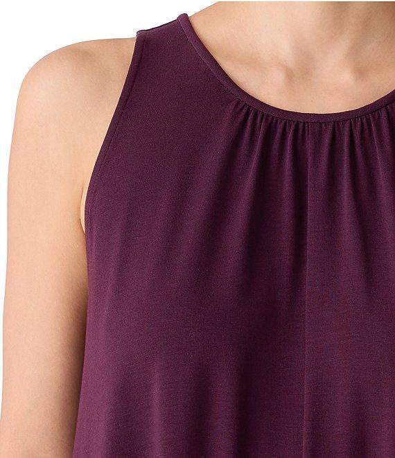 Eileen Fisher Stretch Jersey Scoop Neck Sleeveless Maxi Dress Product Image