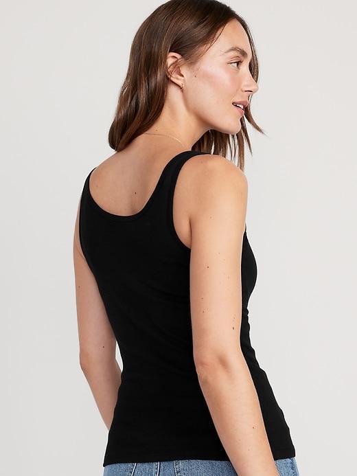 Rib-Knit First Layer Tank Top Product Image