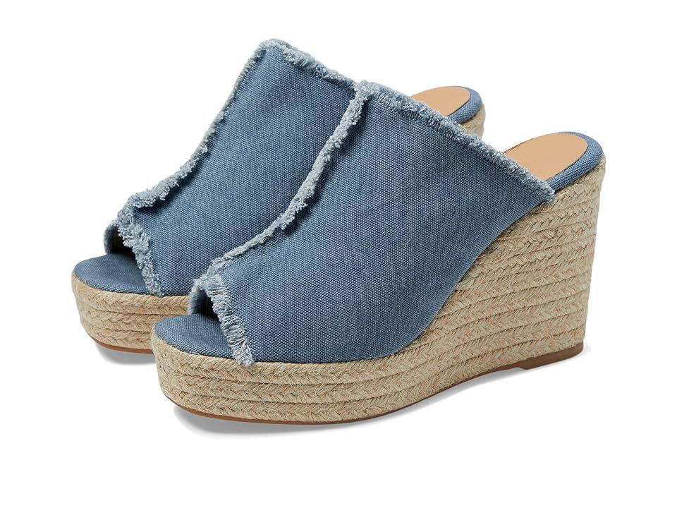 Womens Fatima 95MM Canvas Wedge Espadrilles Product Image