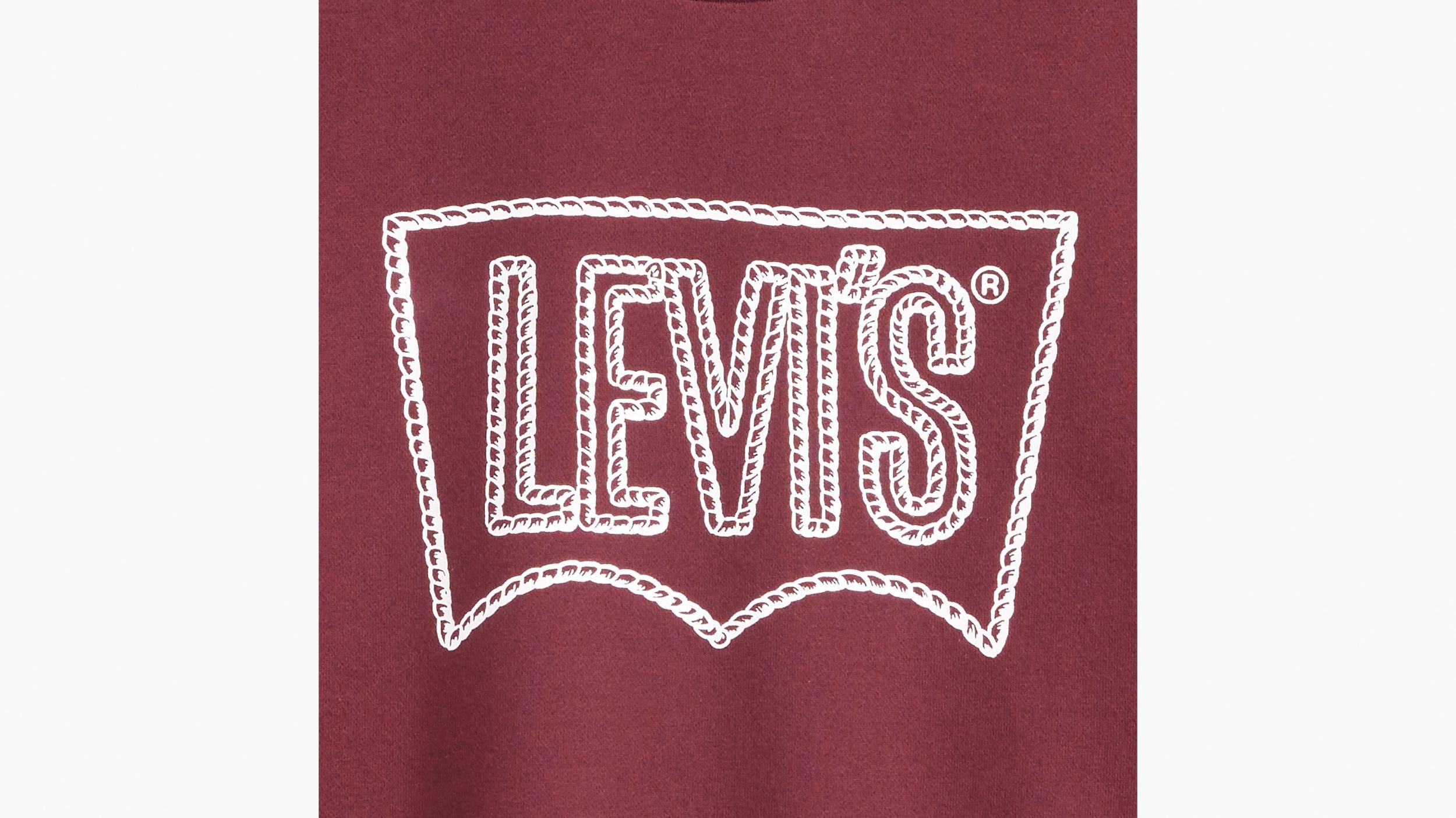 Standard Fit Graphic Crewneck Sweatshirt Product Image