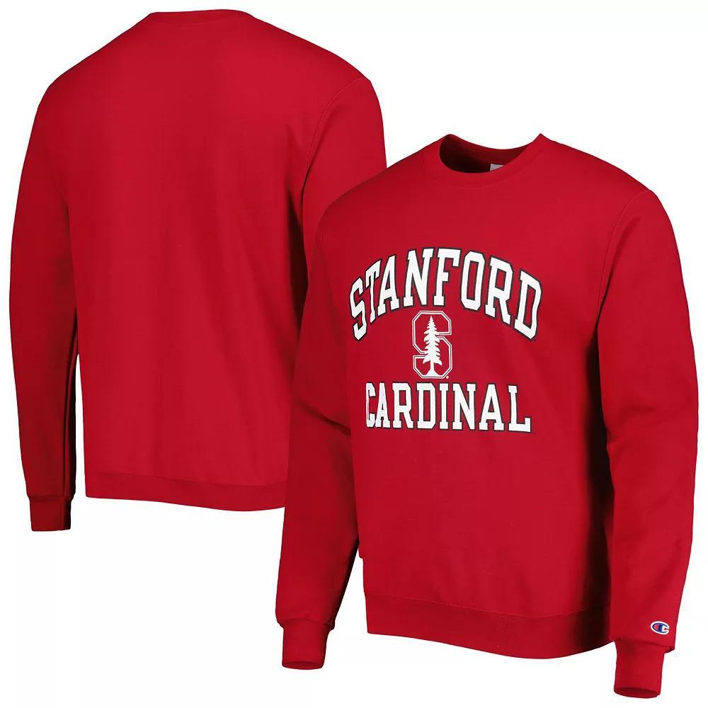 Men's Champion Cardinal Stanford Cardinal High Motor Pullover Sweatshirt, Size: 2XL, Red Product Image