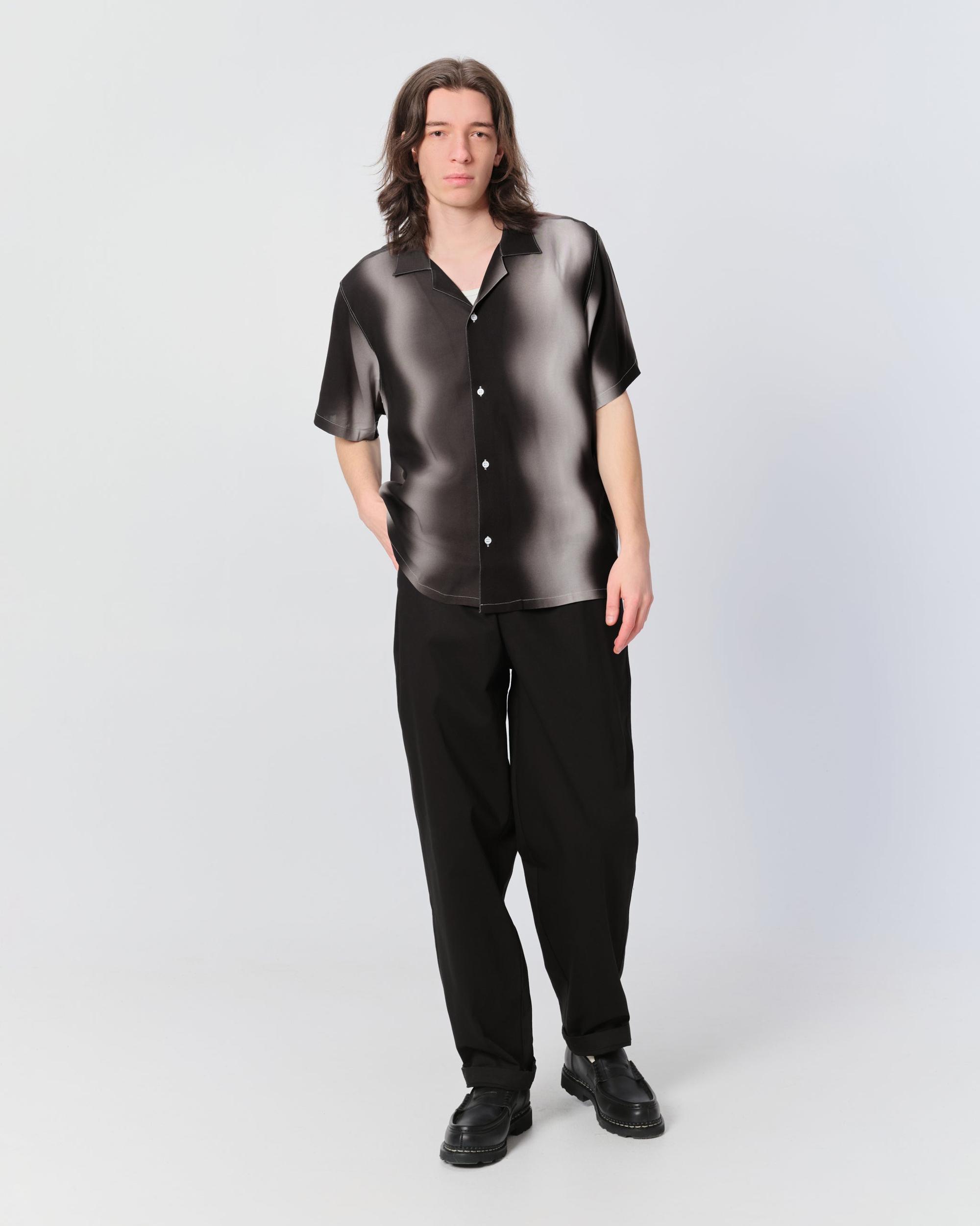 Black Linen Leisure Pant Product Image