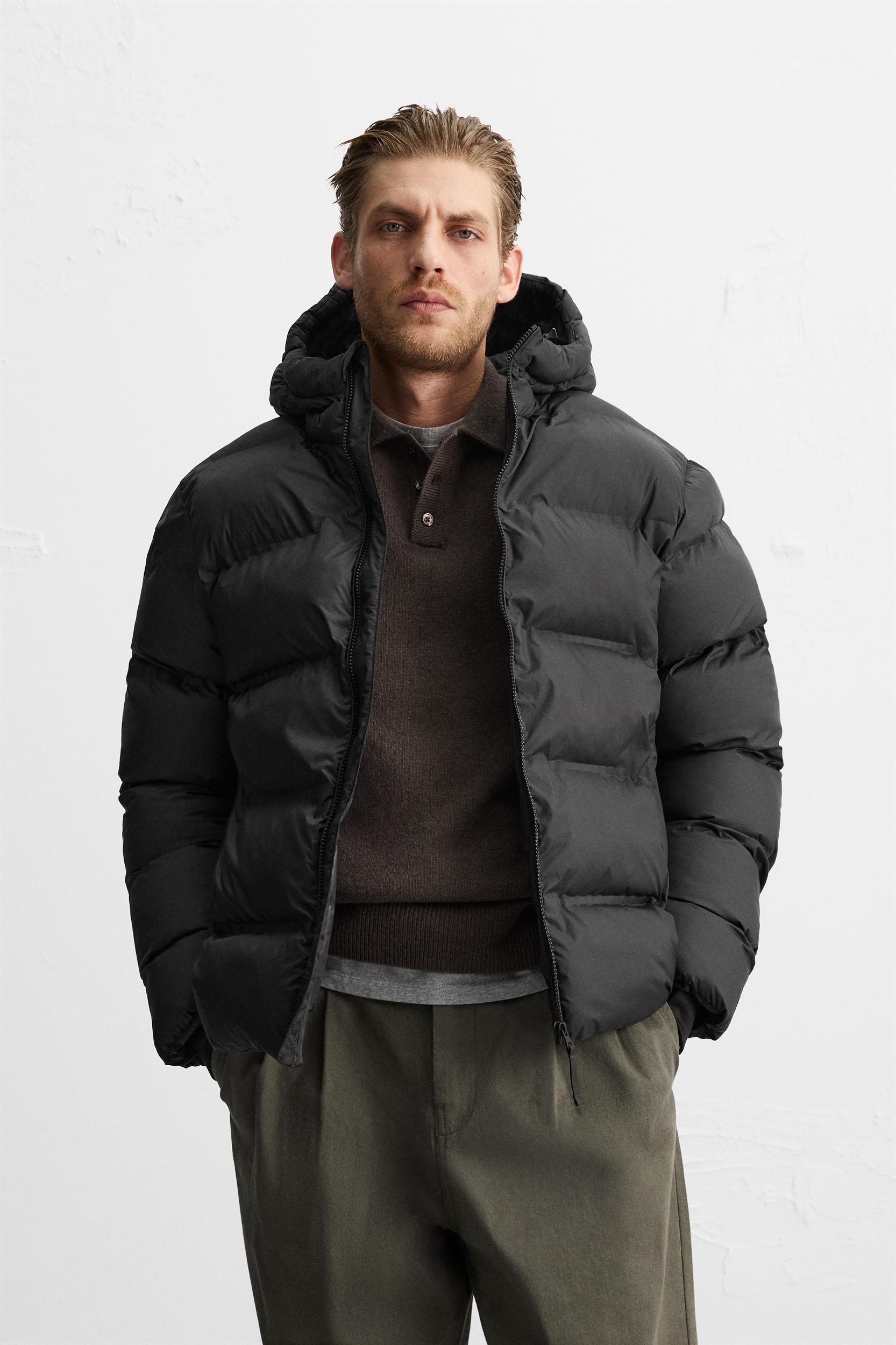 HOODED QUILTED JACKET Product Image