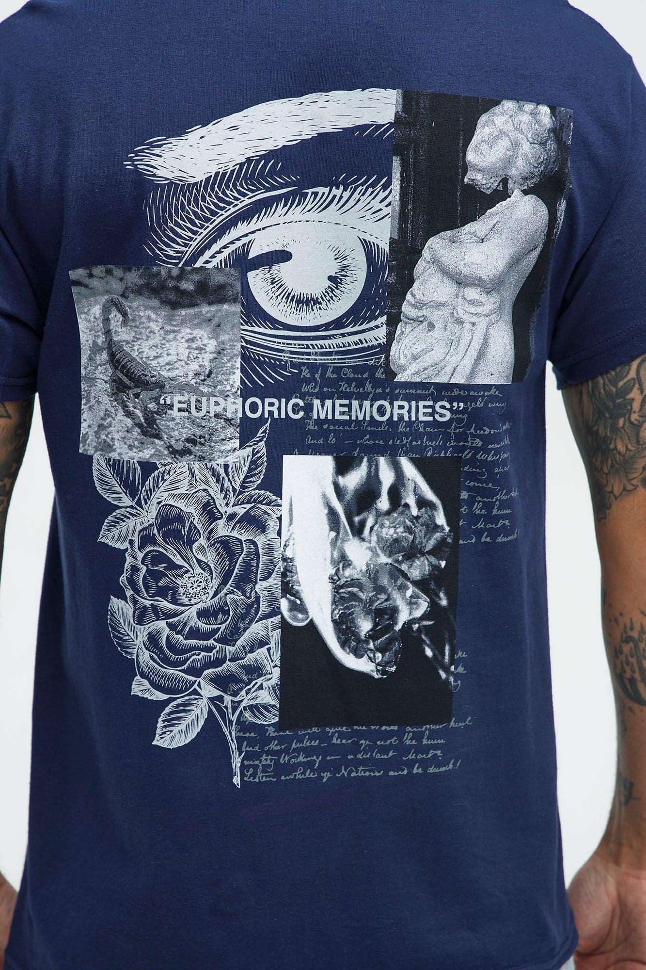 Euphoric Memories Short Sleeve Tee - Navy Product Image