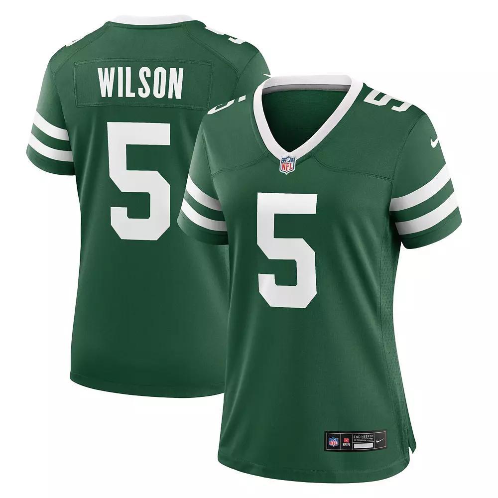 Women's Nike Garrett Wilson Legacy Green New York Jets Game Jersey, Size: Medium Product Image