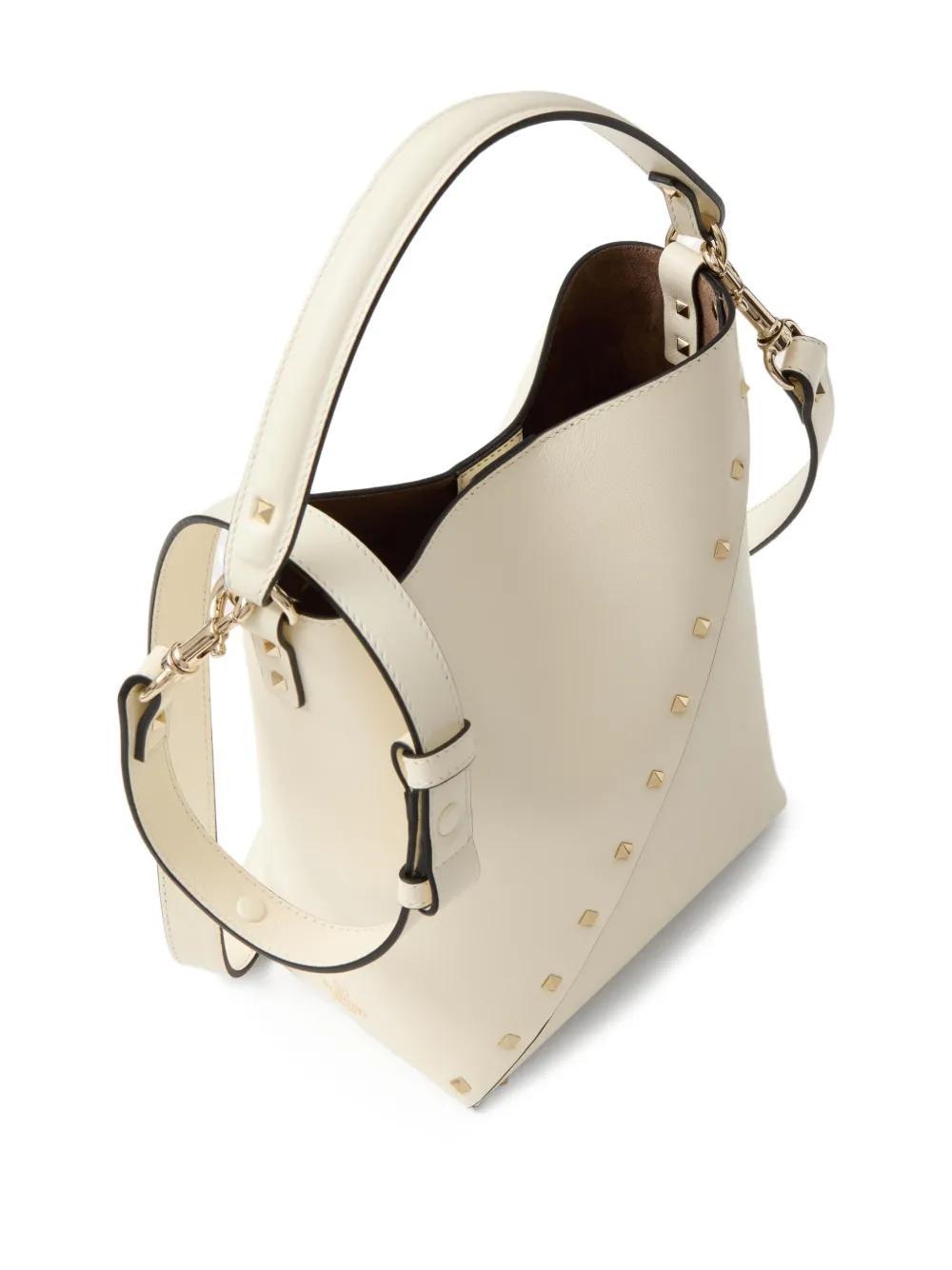 Rockstud Wispy leather bucket bag Product Image