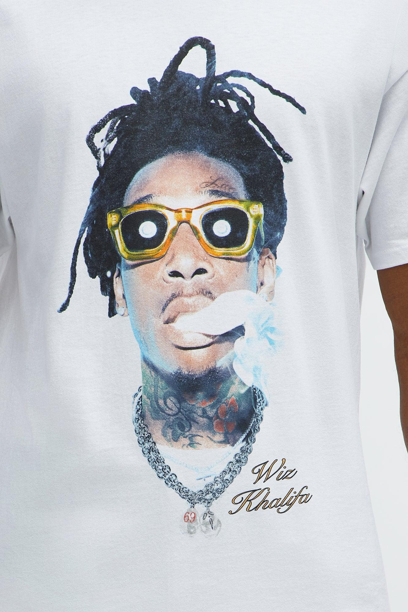 Wiz Khalifa Roll Up Short Sleeve Tee - White Product Image