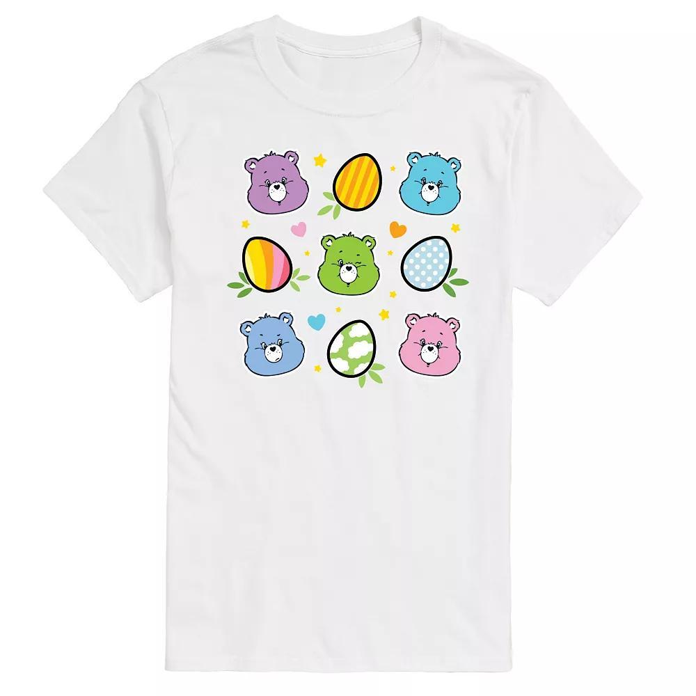 Mens Care Bears Easter Grid Graphic Tee Product Image