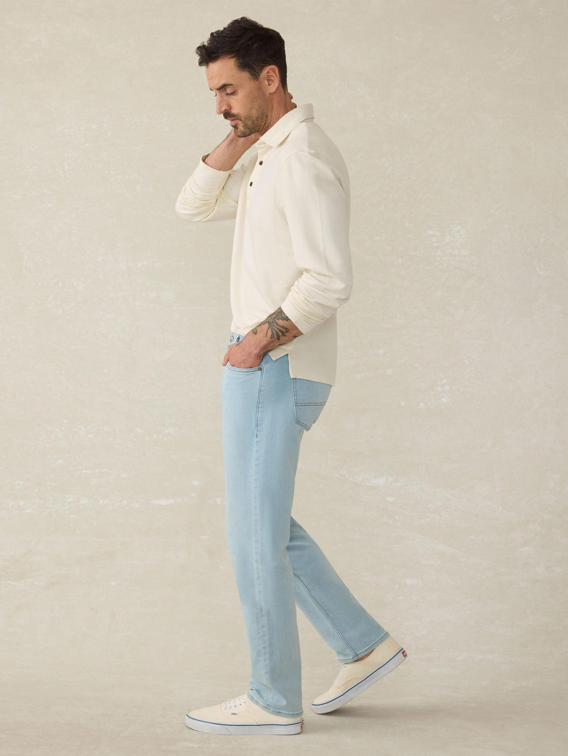 Stretch Terry Indigo 5 Pocket - Riverbend Wash Male Product Image
