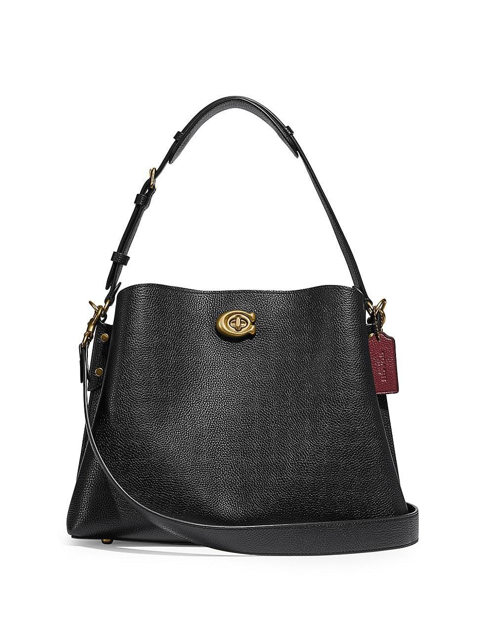 Womens Willow Leather Shoulder Bag Product Image