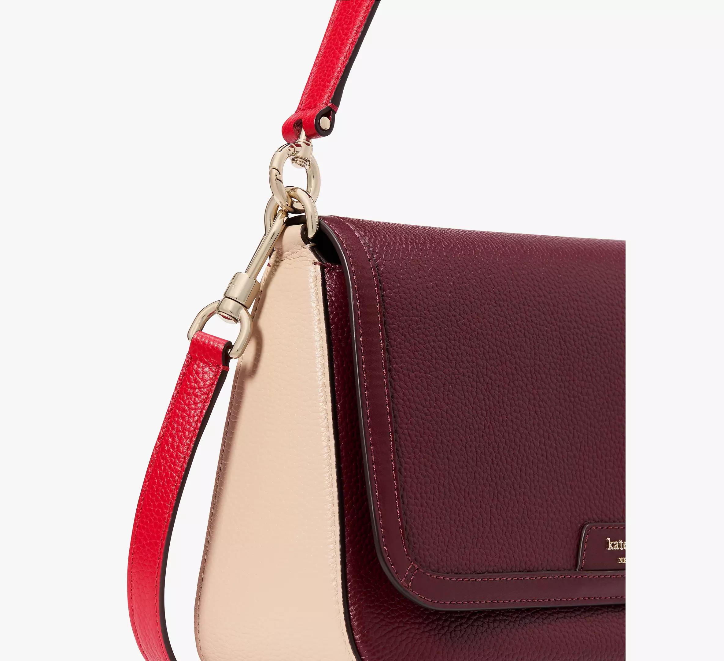 Hudson Colorblocked Convertible Flap Shoulder Bag Product Image