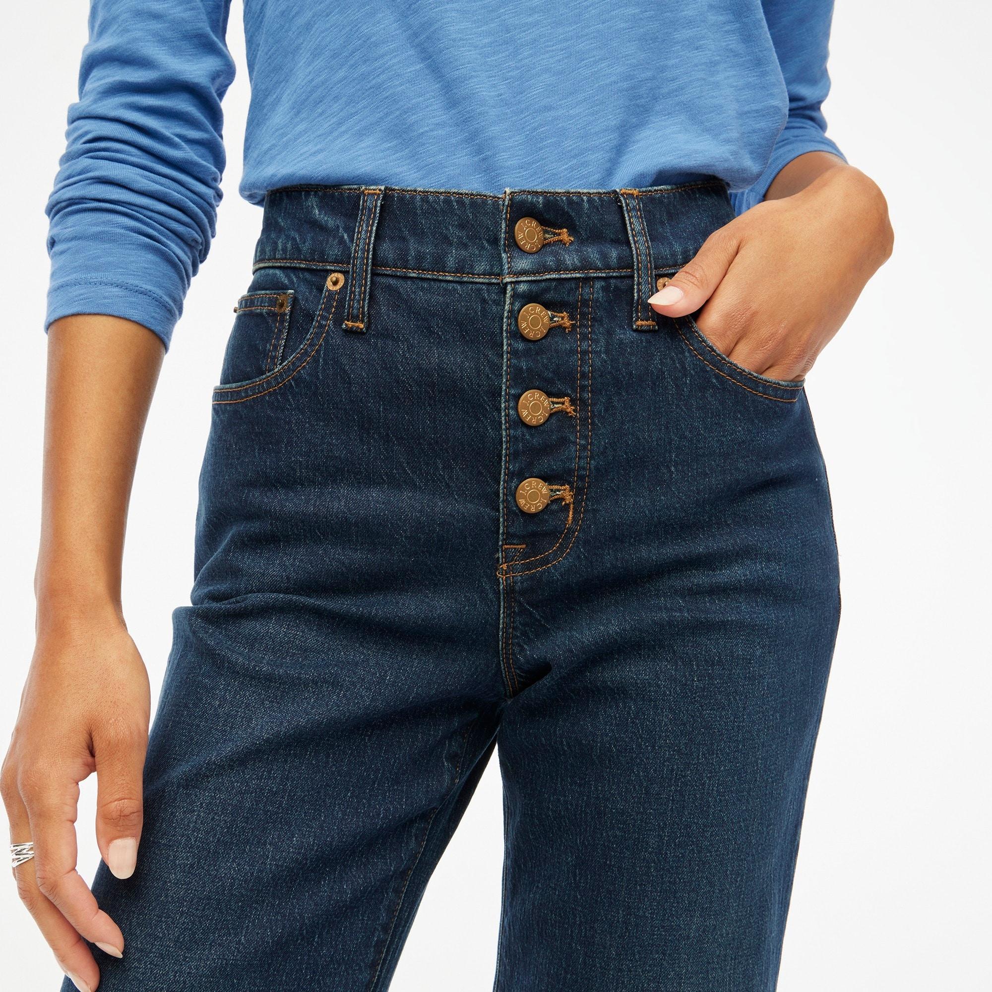 Full-length wide-leg jean in all-day stretch Product Image