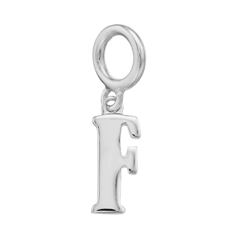 Lavish by TJM Sterling Silver Initial Letter Charm, Women's, Sterling Q Product Image