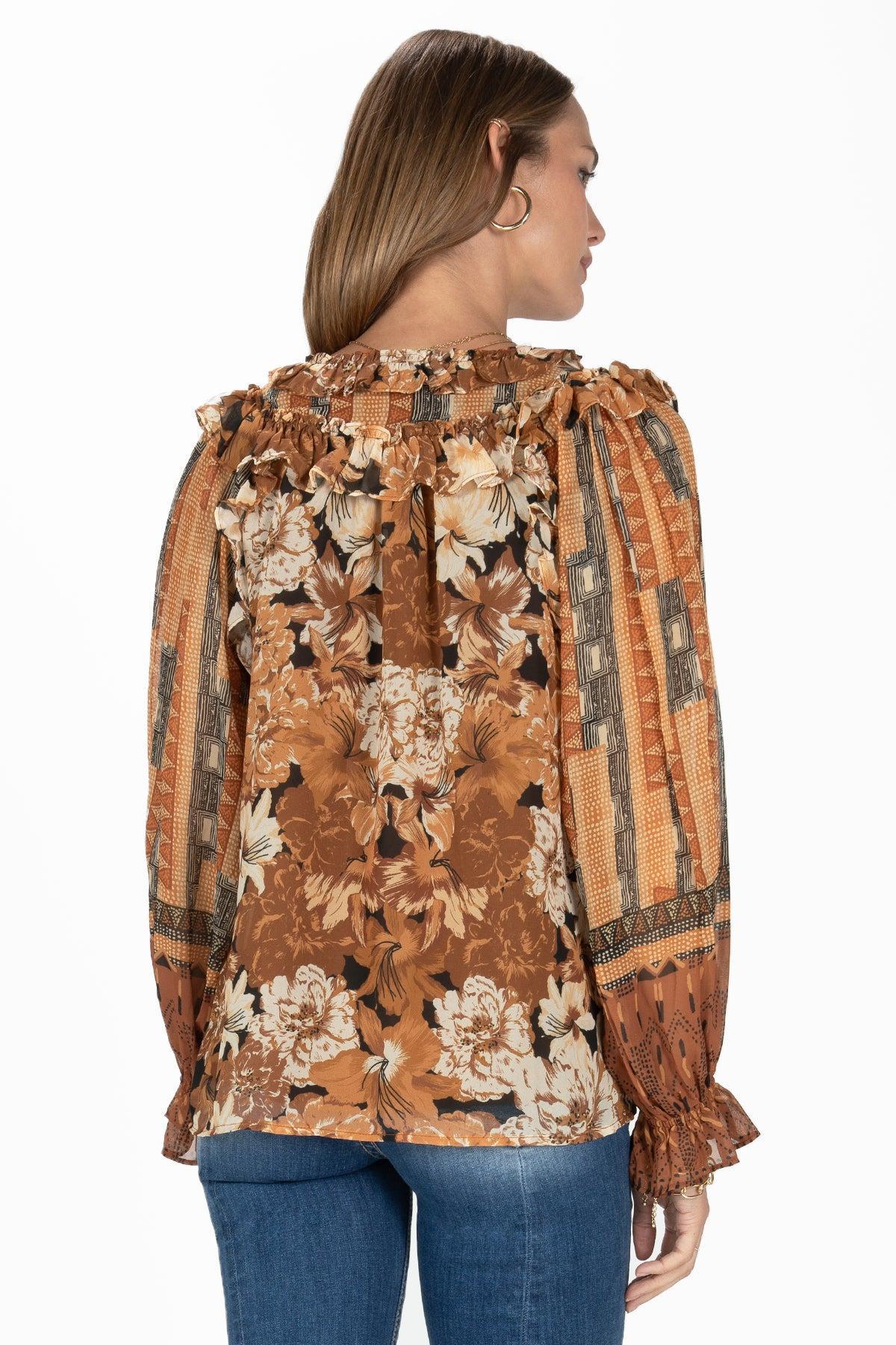 Fall Leaves Blouse Product Image