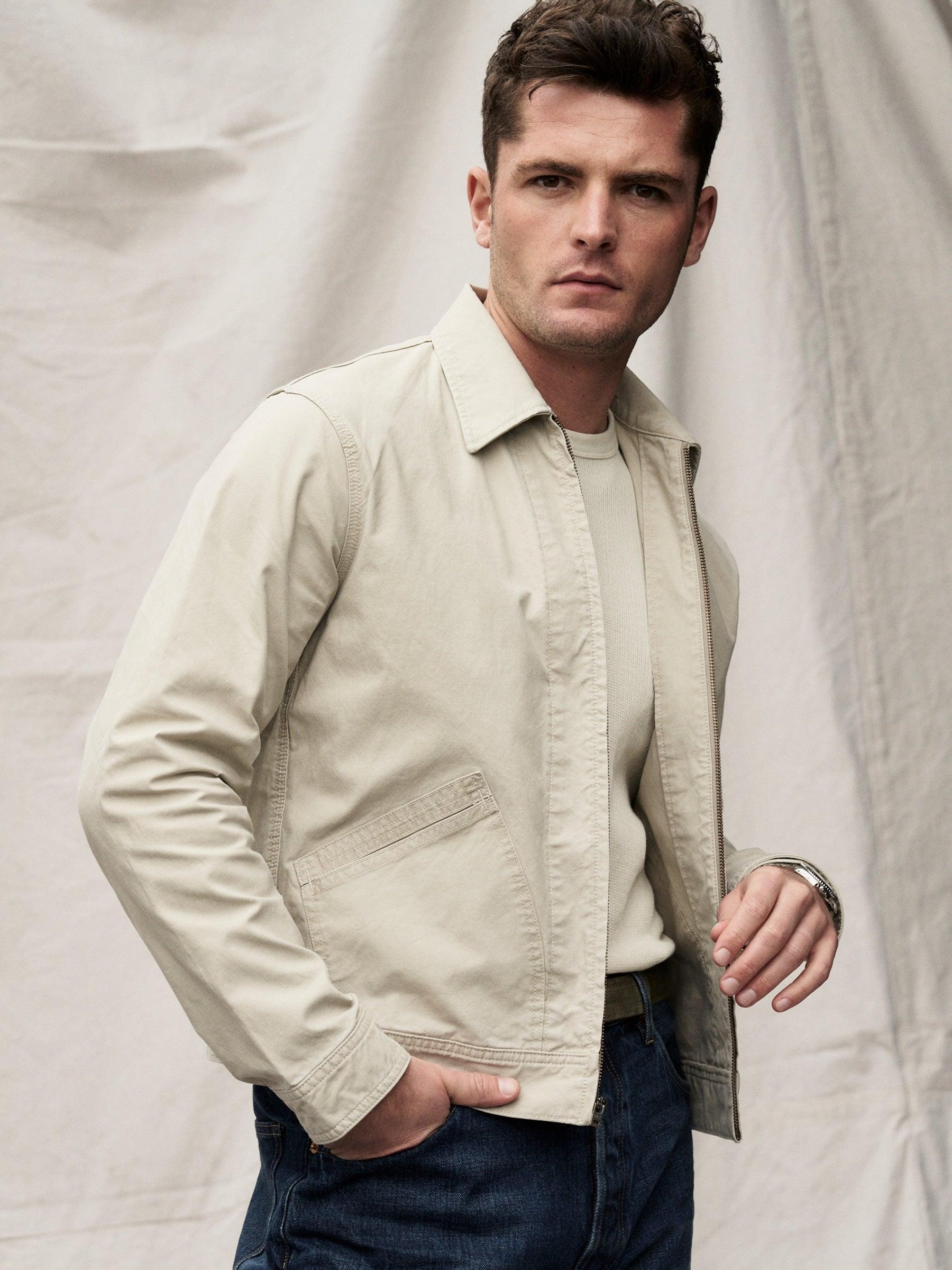 Sand Craftsman Canvas Rider Jacket Product Image