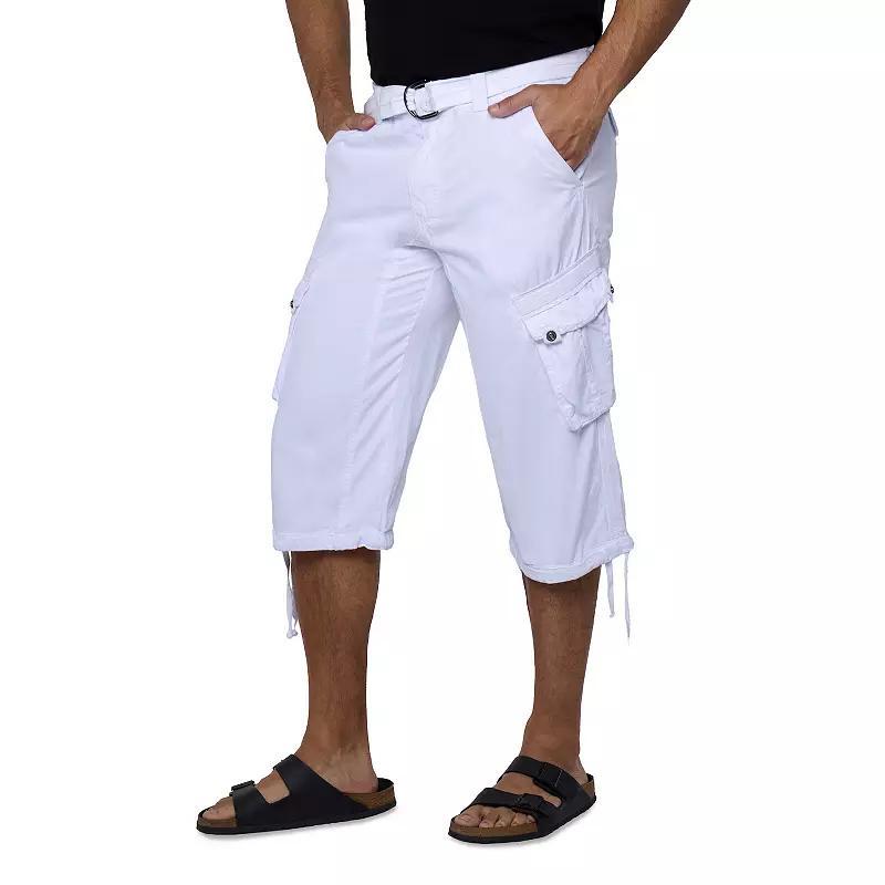 Men's Xray Messenger Belted Cargo Shorts, Size: 36, Black Camo Product Image