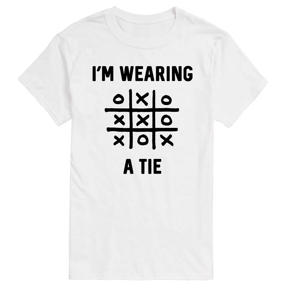 Big & Tall Im Wearing a Tie Graphic Tee, Mens Product Image