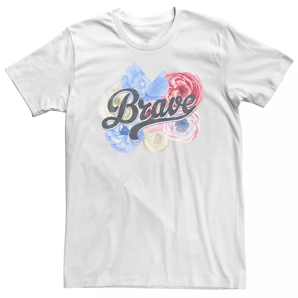 Big & Tall Fifth Sun Brave Floral Portrait Tee, Men's, Size: XXL Tall, White Product Image