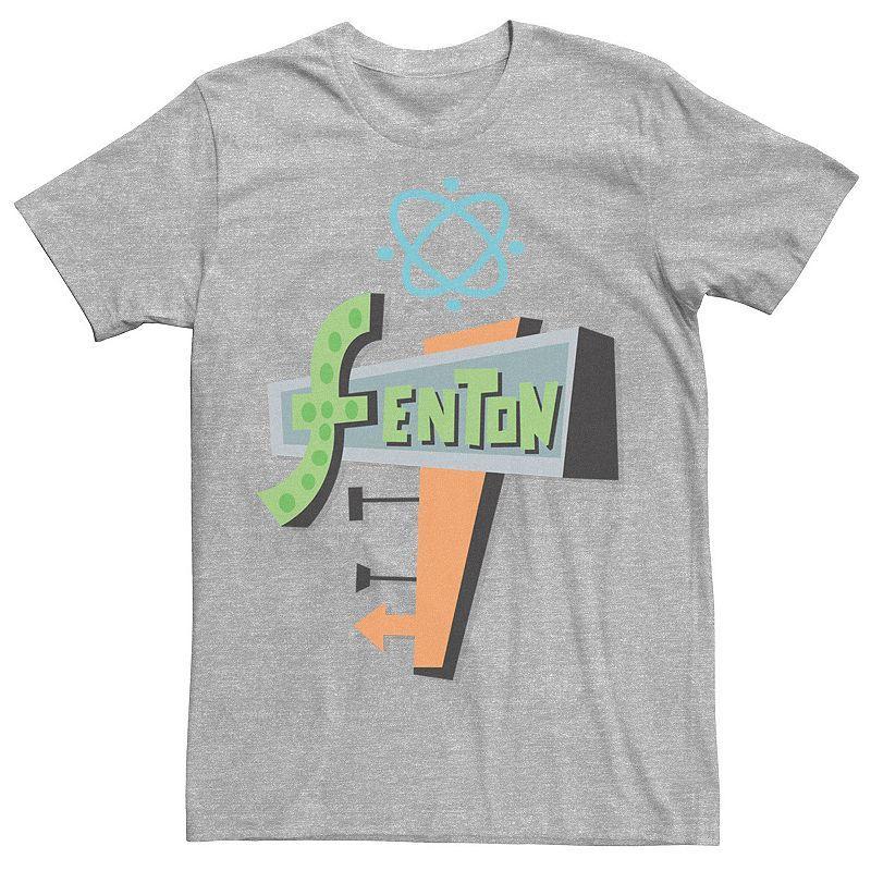 Men's Nickelodeon Danny Phantom Fenton Science Logo Tee, Size: Medium, Silver Product Image
